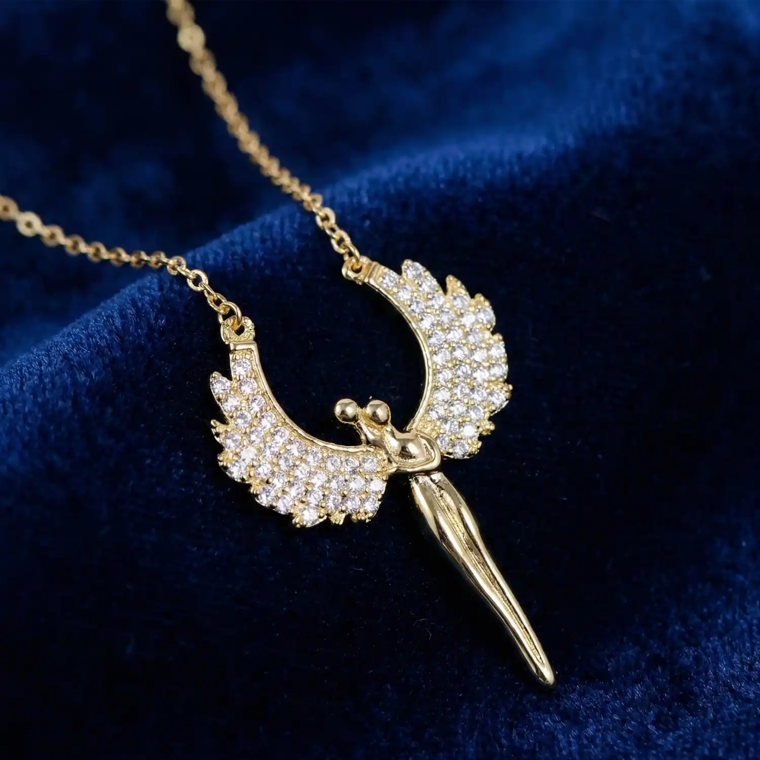 Goldy Nova Gold Plated Silver Necklace