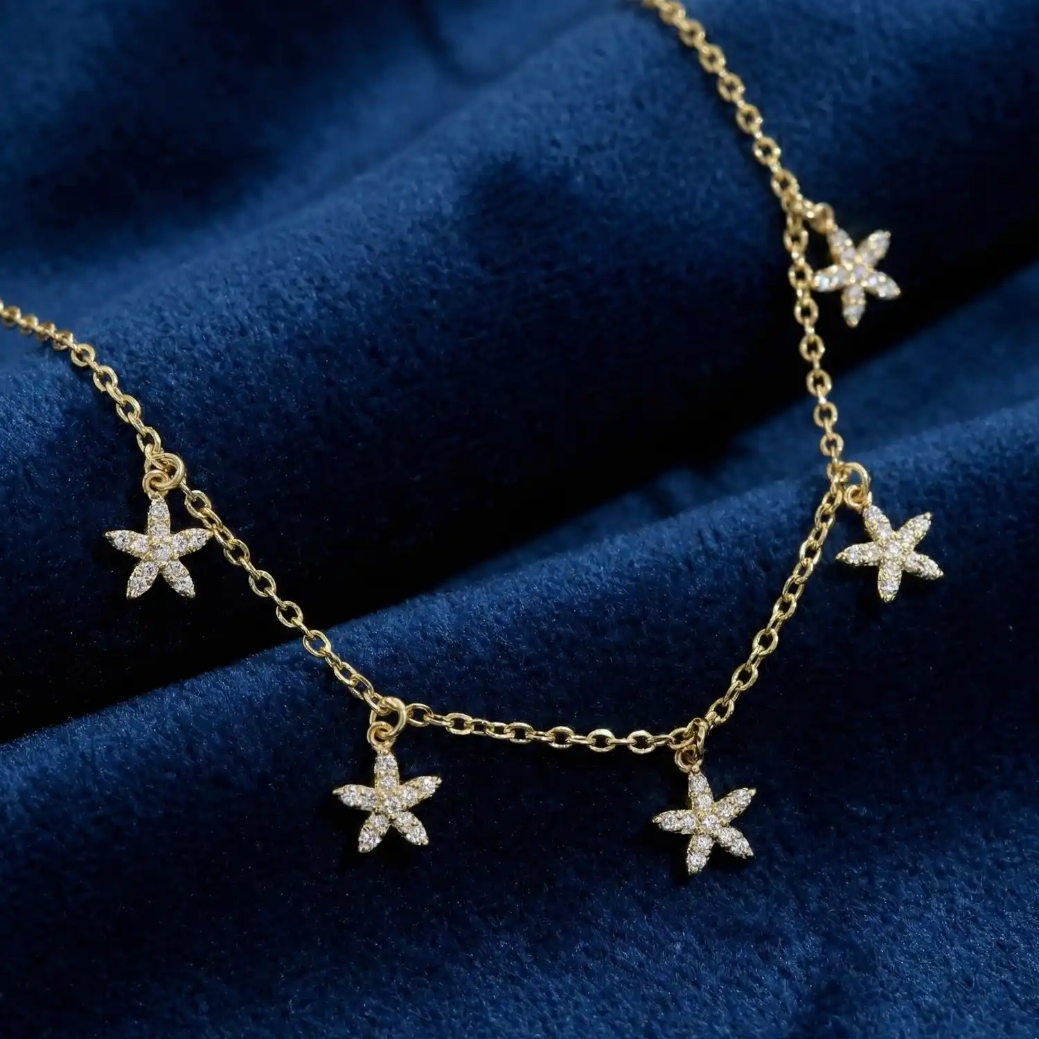 Nasma Gold Plated Silver Necklace