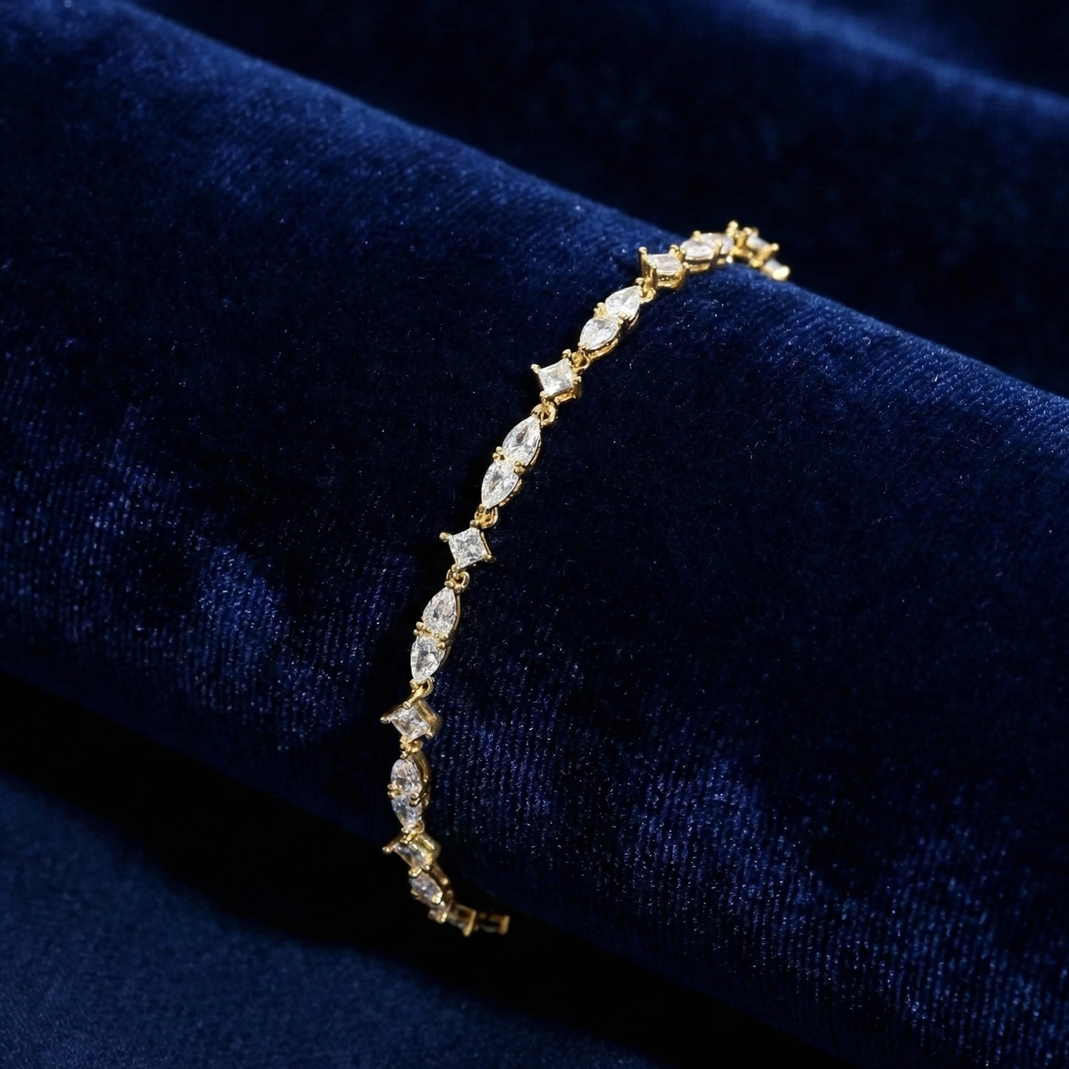 Goldy Dana Gold Plated Silver Bracelet