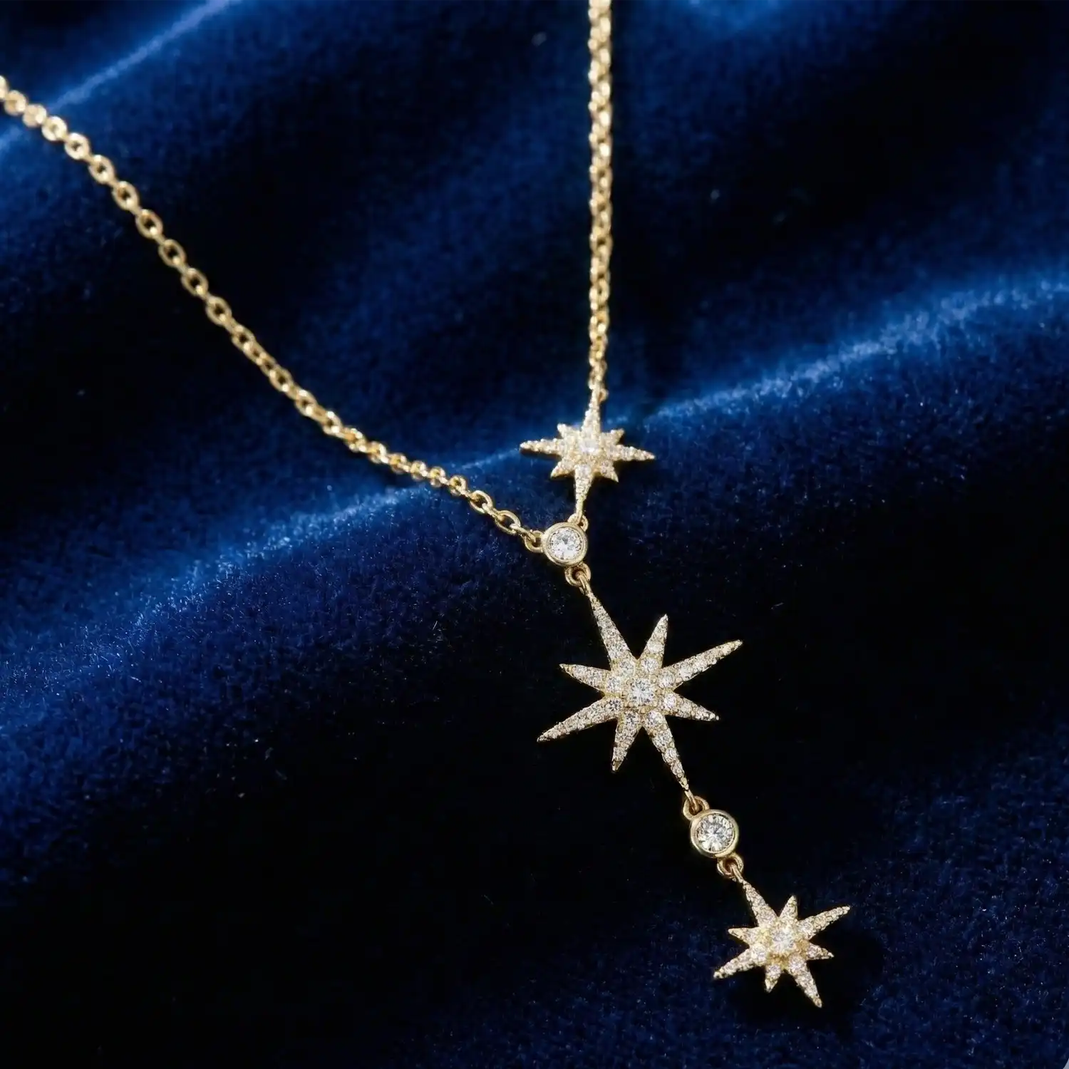 Goldy Lumi Gold Plated Silver Necklace