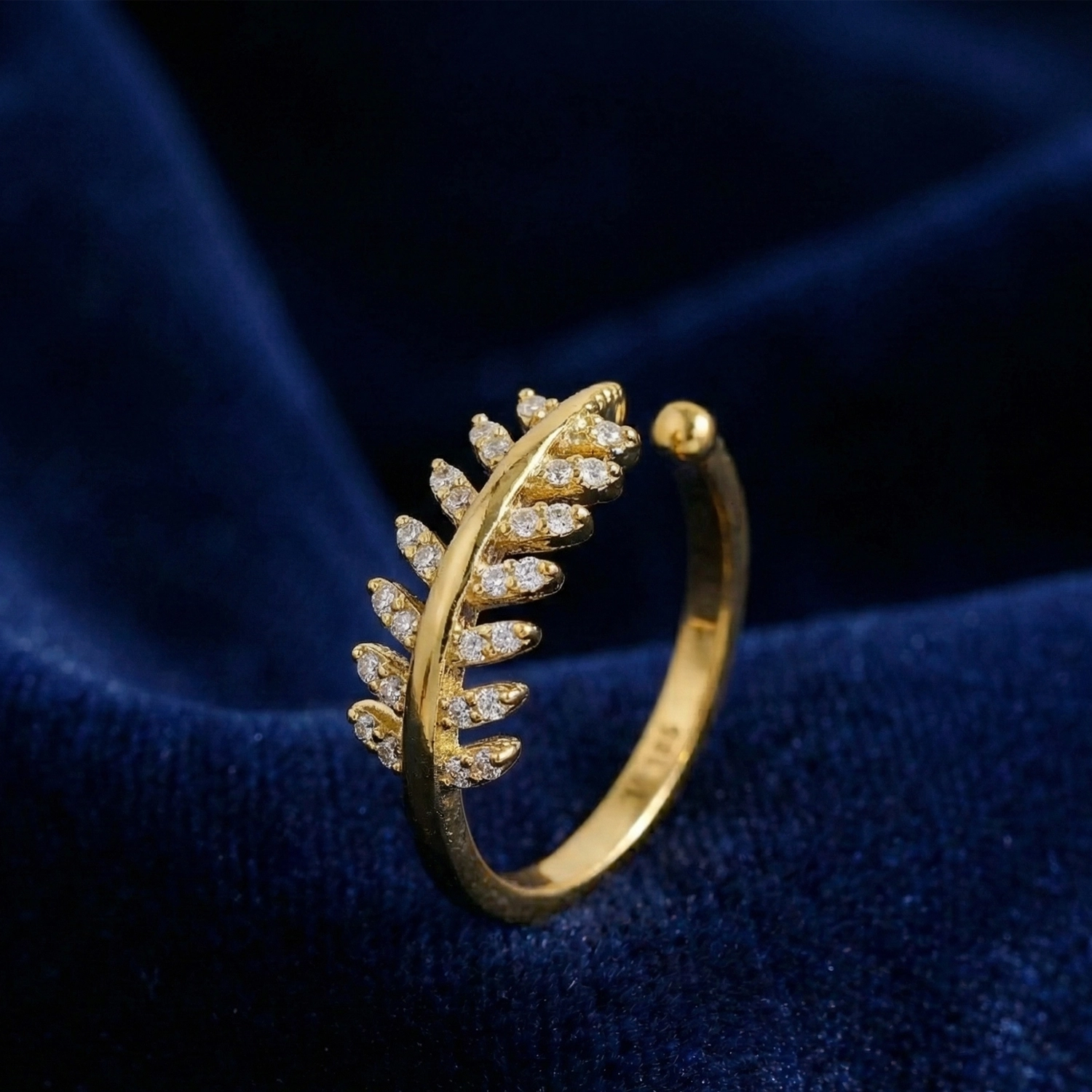 Arwa Gold Plated Silver Ring