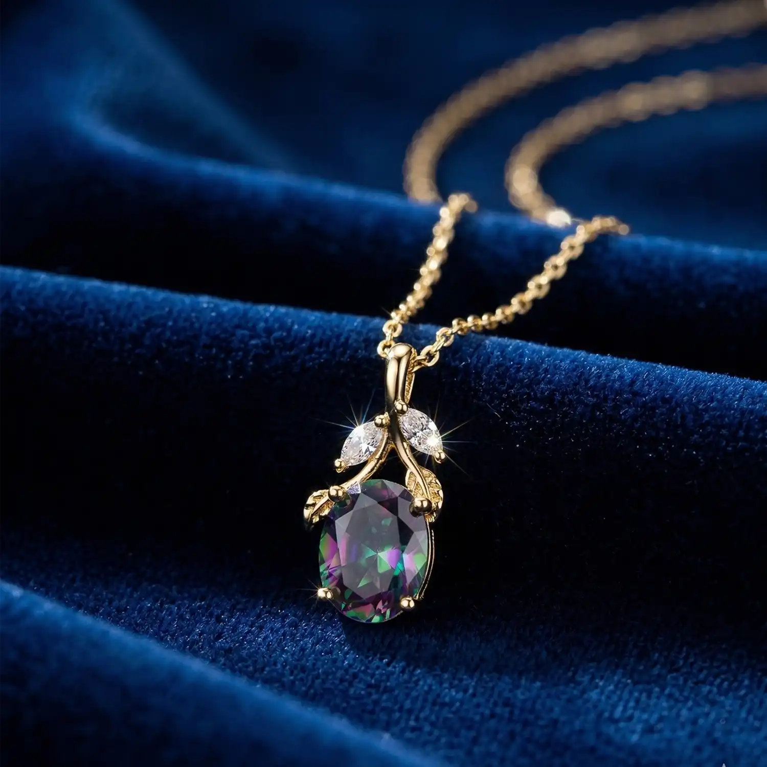 Tupaz Kenz Gold Plated Silver Necklace